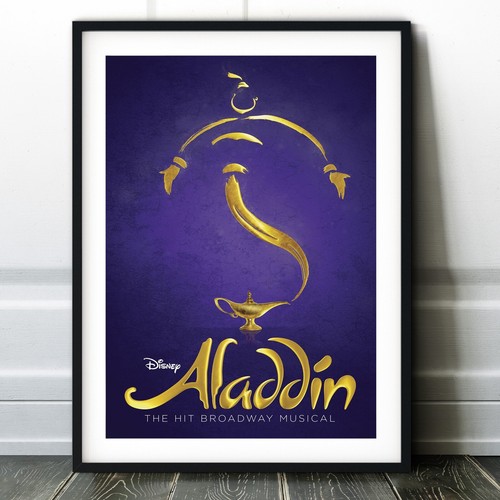 Aladdin musical poster print - aladdin,