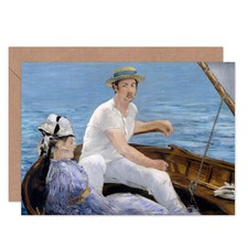 Edouard Manet Boating Painting