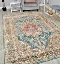 Destressed Green Multi