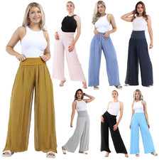 Italian Ladies Plain Silk Wide