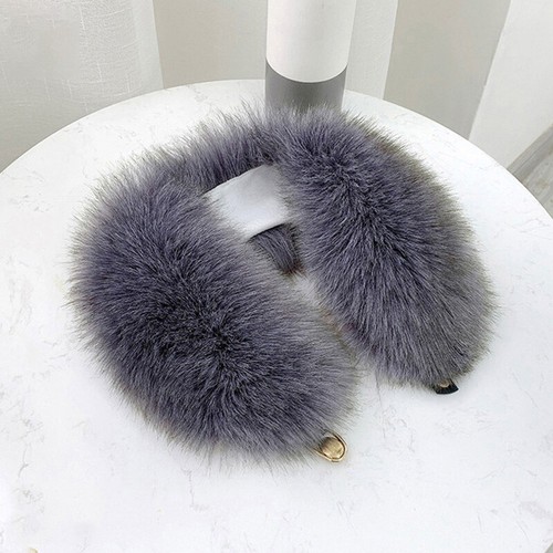 Faux mink fur hood - trim, neck