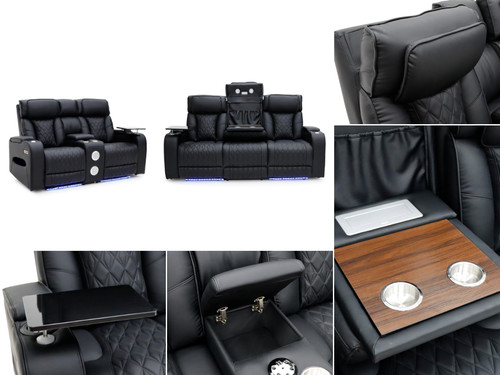 Power recliner sofa set - set, 3+2