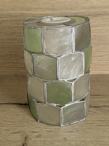 Vintage capiz shell light - capiz,