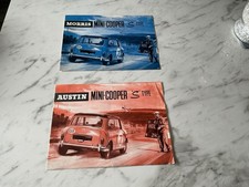Classic MK1 Mini Austin & Morris  Cooper S Sales Brochures