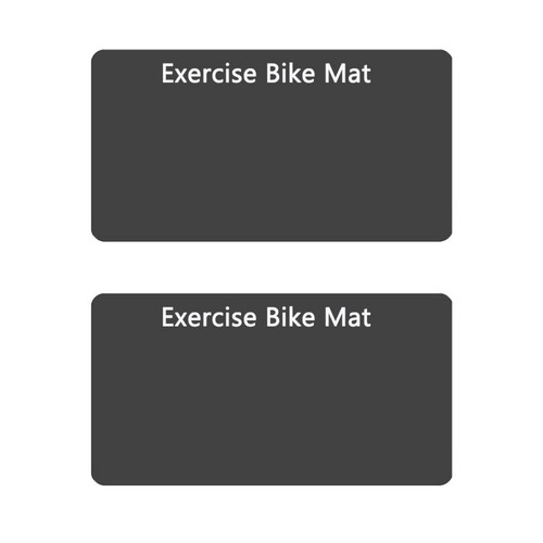 Pieces exercise bike mat - bike,