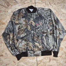 Mens Camouflaged Jacket Size L