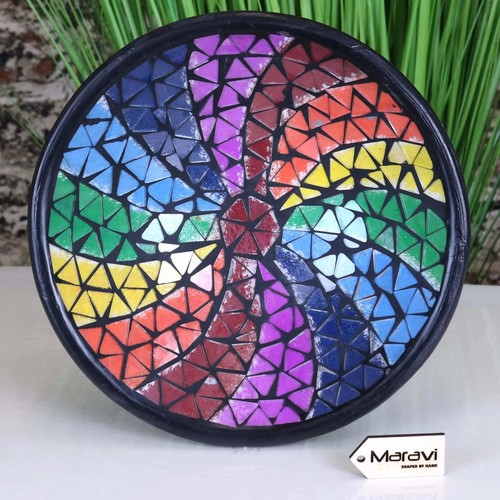 Dubdi mosaic bowl - dubdi, rainbow
