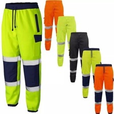 Mens Hi Vis Viz Fleece