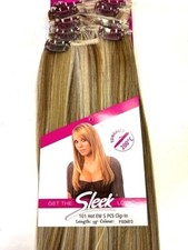 Sleek Fashion Idol 101 Hot EW 5PCS Clip In Hair Extensions 18"-FAST UK POST!!