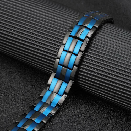 Blue titanium double - double, row