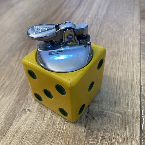 Vintage dice table lighter - dice,