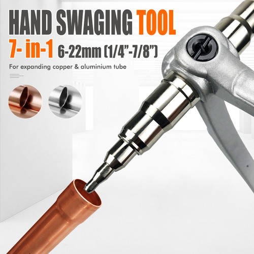Copper pipe swaging - copper, tool