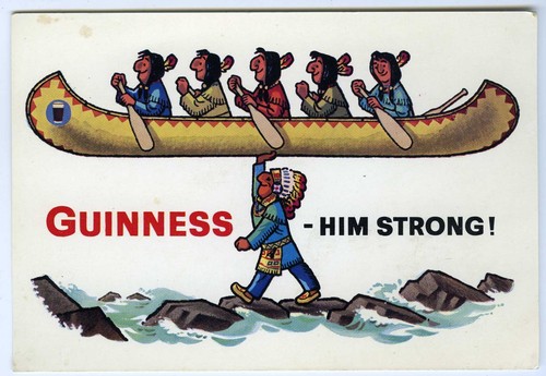 Advert postcard guinness - advert,