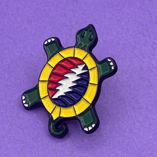 Grateful dead pin - grateful, badge