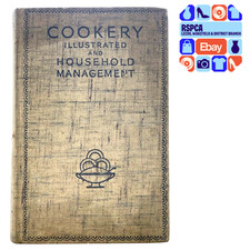 Cookery Illustrated & Household Management Elizabeth Craig Vintage 1936 Hardback