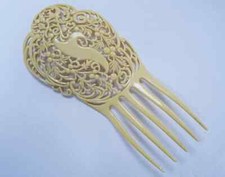 Vintage hair comb celluloid - vintage,
