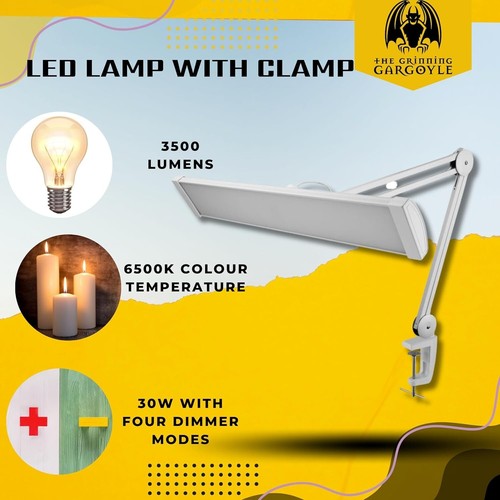 Led wide desk - light, daylight