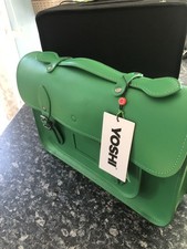Belforte Green Leather Satchel