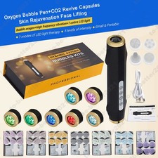 Facial CO2 Bubble Oxygen Beauty Machine Gel Hydrate Detox Exfoliate Pods SPA Kit