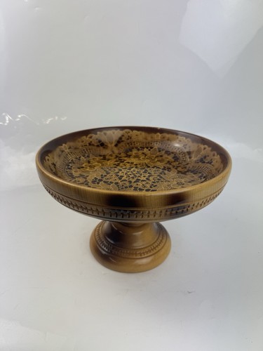 Vintage carved wooden - vintage, pedestal