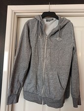 Primark Men's Grey Zip Up Track Jacket. Size Large