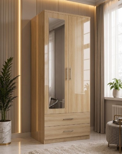 Mirrored wardrobe door - mirrored,