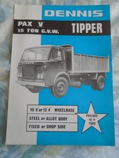 Dennis Pax V Tipper 15 Ton GVW