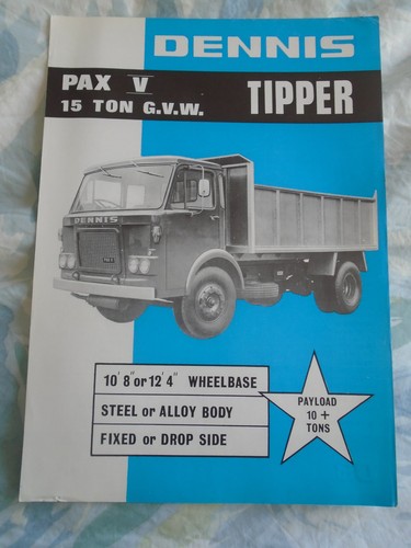Dennis pax tipper ton - dennis,