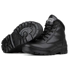 Black all leather - all, side