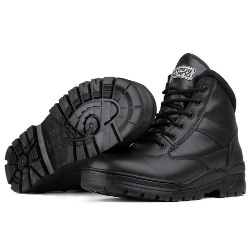 Black all leather side - black,