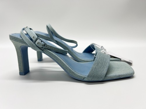 Bershka denim womens heeled - denim,