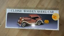 Classic Wooden Model Car (1927 MG-TC) 10 inches long
