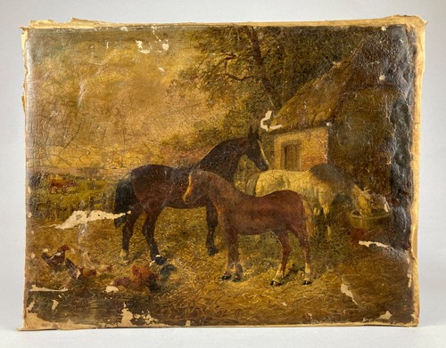 Early primitive naive oil - primitive,