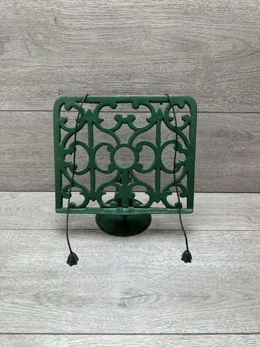 Vintage green cook book stand - vintage,