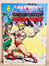 Masters of the Universe Adventure Magazine No 3, 1987 Mattel With Poster