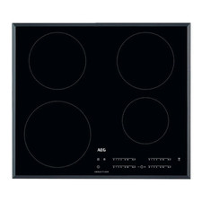 AEG IKB6440HFB 60cm 4 Zone Hob2Hood Induction Hob - Black U58271