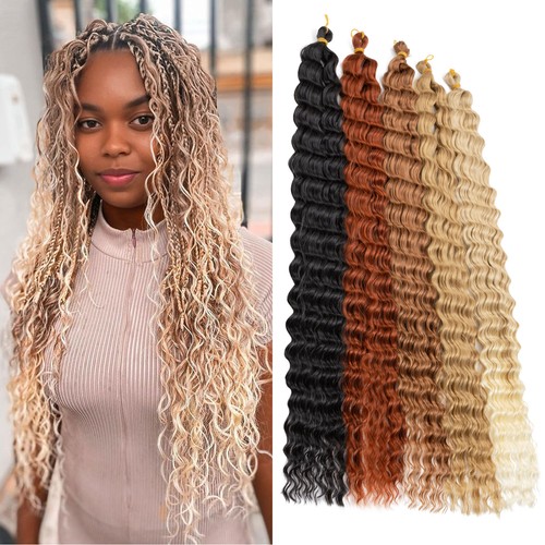 Deep wave bulk hair - bulk, for