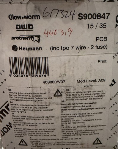 Saunier duval glowworm - /,