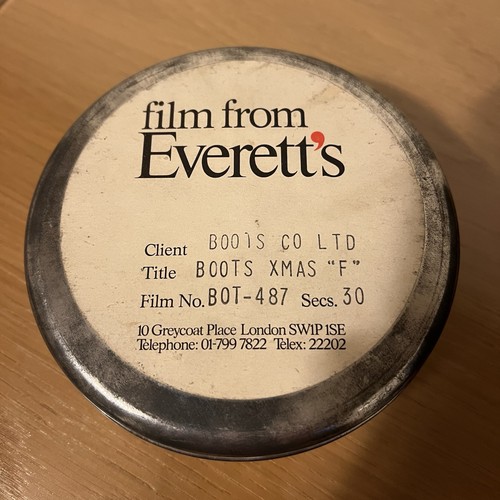 Vintage film reel tin - film,