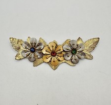 Antique Gold Tone Art Nouveau