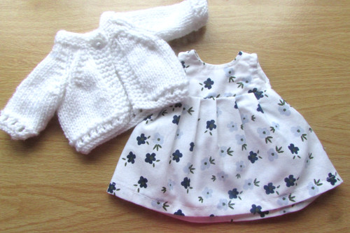 Dolls white dress - white,