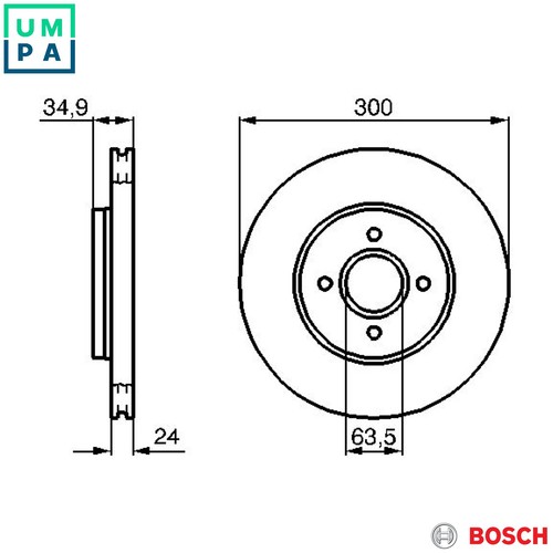 Brake disc 986 479 048 - brake,