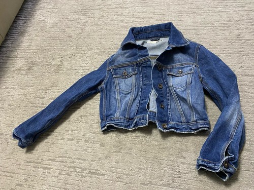 Topshop cropped denim jacket - topshop,