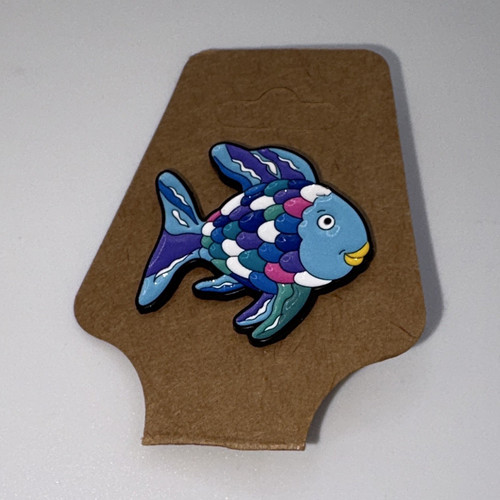 Colourful fish enamel pin - fish,