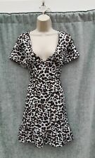 TEA DRESS,ALINE,LEOPARD PRINT,BOHO,60S,70S,80S,90S VINTAGE STYLE,SIZE 16 AP / XL