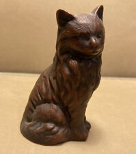 RED BRONZE EFFECT 3.5” CAT FIGURE / FIGURINE HEREDITES??