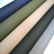 Soft Matt STRETCH Waterproof Faux Smooth Leather Look PVC Fabric Vinyl