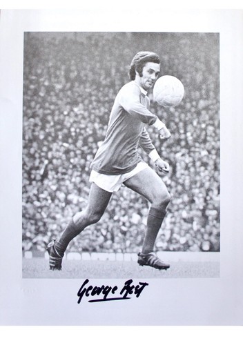 George best signed - george, signed-