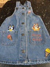 Lovely Denim Bluey Pinafore