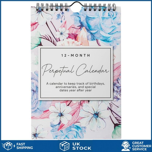 Elegant floral perpetual wall - floral,